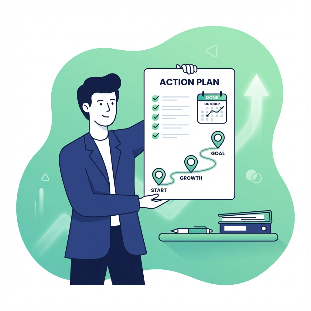 Construction du plan d'action avec checklist et roadmap